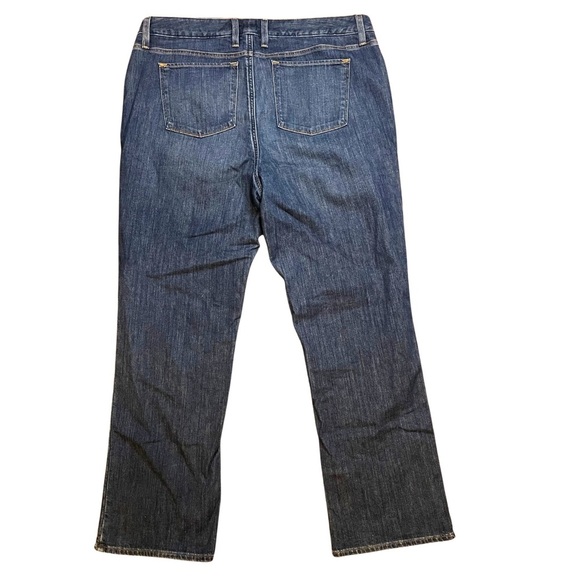 L.L. Bean Favorite Fit Women’s 16 Petite plaid lined blue jeans PRELOVED - Picture 13 of 13